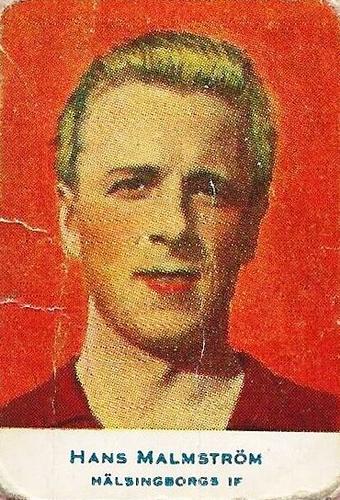 1953-56 Alifabolaget - Alfa Allsvenskan #20 Hans Malmström Front