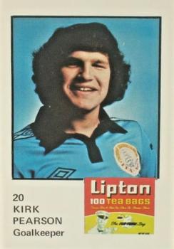 1979 Lipton Tea New England Tea Men #20 Kirk Pearson Front