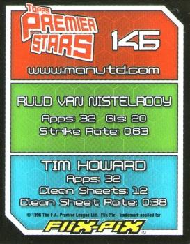 2004-05 Topps Premier Stars #146 Ruud Van Nistelrooy / Tim Howard Back