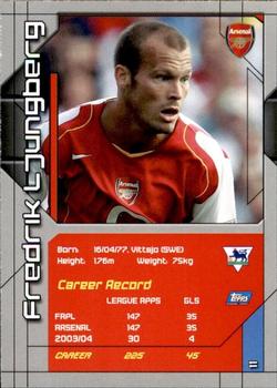 2004-05 Topps Premier Stars #11 Freddie Ljungberg Back