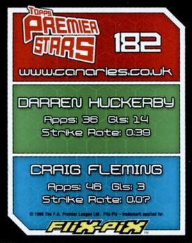 2004-05 Topps Premier Stars #182 Darren Huckerby / Craig Fleming Back