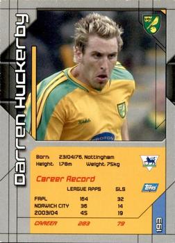 2004-05 Topps Premier Stars #193 Darren Huckerby Back
