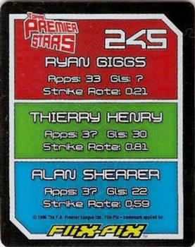 2004-05 Topps Premier Stars #245 Ryan Giggs / Thierry Henry / Alan Shearer Back