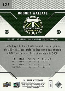 2011 Upper Deck MLS #125 Rodney Wallace Back