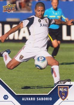 2011 Upper Deck MLS #126 Alvaro Saborio Front