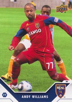 2011 Upper Deck MLS #130 Andy Williams Front