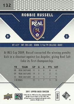 2011 Upper Deck MLS #132 Robbie Russell Back