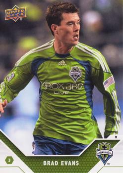 2011 Upper Deck MLS #153 Brad Evans Front