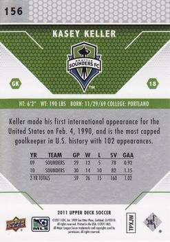 2011 Upper Deck MLS #156 Kasey Keller Back