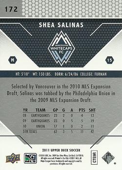 2011 Upper Deck MLS #172 Shea Salinas Back