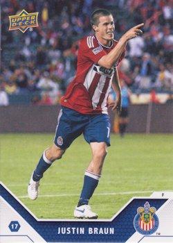 2011 Upper Deck MLS #17 Justin Braun Front