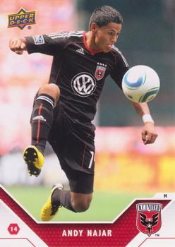 2011 Upper Deck MLS #42 Andy Najar Front