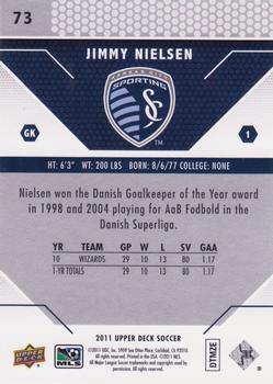 2011 Upper Deck MLS #73 Jimmy Nielsen Back