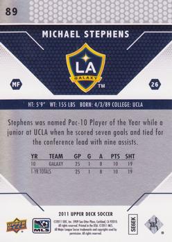 2011 Upper Deck MLS #89 Michael Stephens Back
