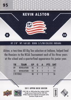2011 Upper Deck MLS #95 Kevin Alston Back
