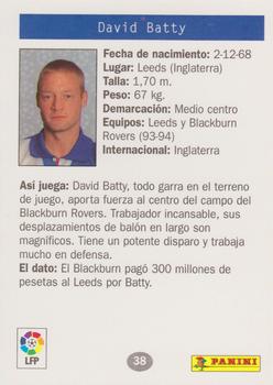 1996 Panini Estrellas Europeas #38 Batty Back