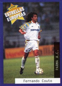 1996 Panini Estrellas Europeas #86 Fernando Couto Front