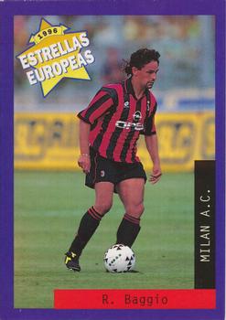 1996 Panini Estrellas Europeas #91 R. Baggio Front