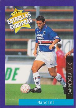 1996 Panini Estrellas Europeas #106 Mancini Front
