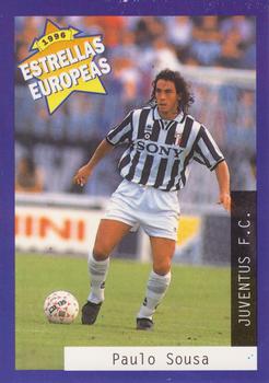 1996 Panini Estrellas Europeas #24 Paulo Sousa Front