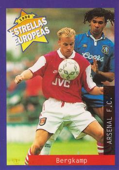 1996 Panini Estrellas Europeas #59 Bergkamp Front