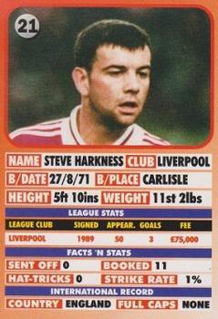 1995-96 LCD Publishing Premier Strikers #21 Steve Harkness Back