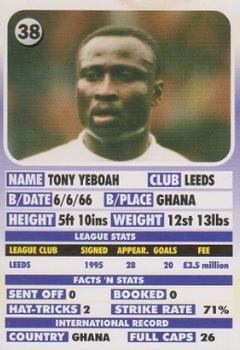 1995-96 LCD Publishing Premier Strikers #38 Tony Yeboah Back