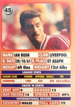 1995-96 LCD Publishing Premier Strikers #45 Ian Rush Back