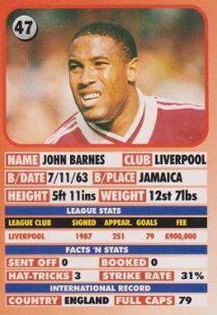 1995-96 LCD Publishing Premier Strikers #47 John Barnes Back