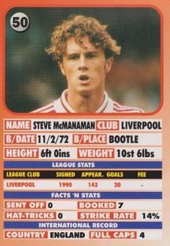 1995-96 LCD Publishing Premier Strikers #50 Steve McManaman Back