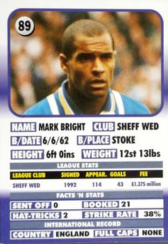 1995-96 LCD Publishing Premier Strikers #89 Mark Bright Back