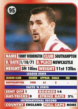 1995-96 LCD Publishing Premier Strikers #95 Tommy Widdrington Back