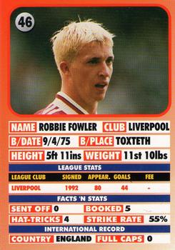1995-96 LCD Publishing Premier Strikers #46 Robbie Fowler Back