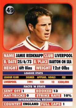 1995-96 LCD Publishing Premier Strikers #49 Jamie Redknapp Back