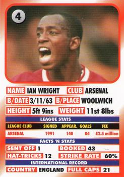 1995-96 LCD Publishing Premier Strikers #4 Ian Wright Back