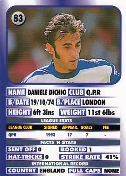 1995-96 LCD Publishing Premier Strikers #83 Danny Dichio Back