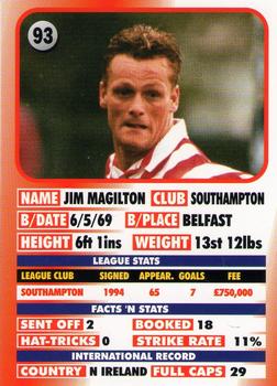 1995-96 LCD Publishing Premier Strikers #93 Jim Magilton Back