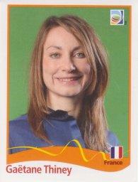 2011 Panini FIFA Women's World Cup Stickers #100 Gaetane Thiney Front