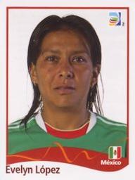 2011 Panini FIFA Women's World Cup Stickers #150 Evelyn Lopez Front