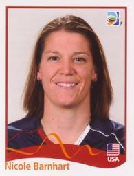 2011 Panini FIFA Women's World Cup Stickers #181 Nicole Barnhart Front