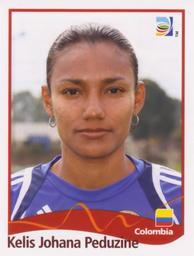 2011 Panini FIFA Women's World Cup Stickers #220 Kelis Johana Peduzine Front