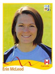 2011 Panini FIFA Women's World Cup Stickers #48 Erin McLeod Front