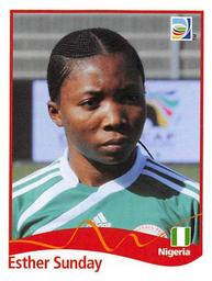 2011 Panini FIFA Women's World Cup Stickers #75 Esther Sunday Front