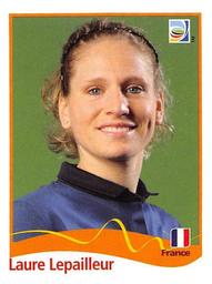 2011 Panini FIFA Women's World Cup Stickers #91 Laure Lapailleur Front