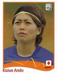 2011 Panini FIFA Women's World Cup Stickers #116 Kozue Ando Front