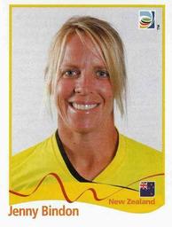 2011 Panini FIFA Women's World Cup Stickers #123 Jenny Bindon Front