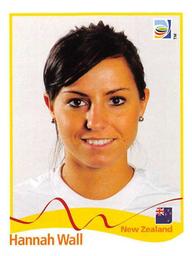 2011 Panini FIFA Women's World Cup Stickers #130 Hannah Wall Front