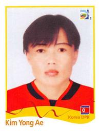 2011 Panini FIFA Women's World Cup Stickers #213 Kim Yong Ae Front