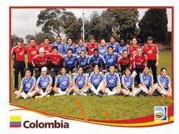 2011 Panini FIFA Women's World Cup Stickers #217 Colombia Team Front