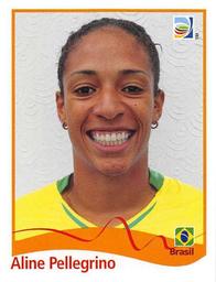 2011 Panini FIFA Women's World Cup Stickers #259 Aline Pellegrino Front
